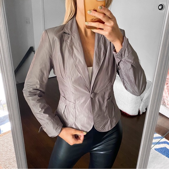 🩶 SAVANNAH GREY BASIC BLAZER JACKET! - Picture 5 of 14